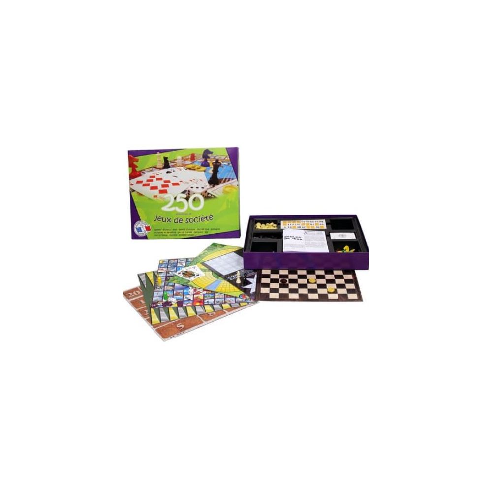 Jeux de société - Boîte de 250 jeux