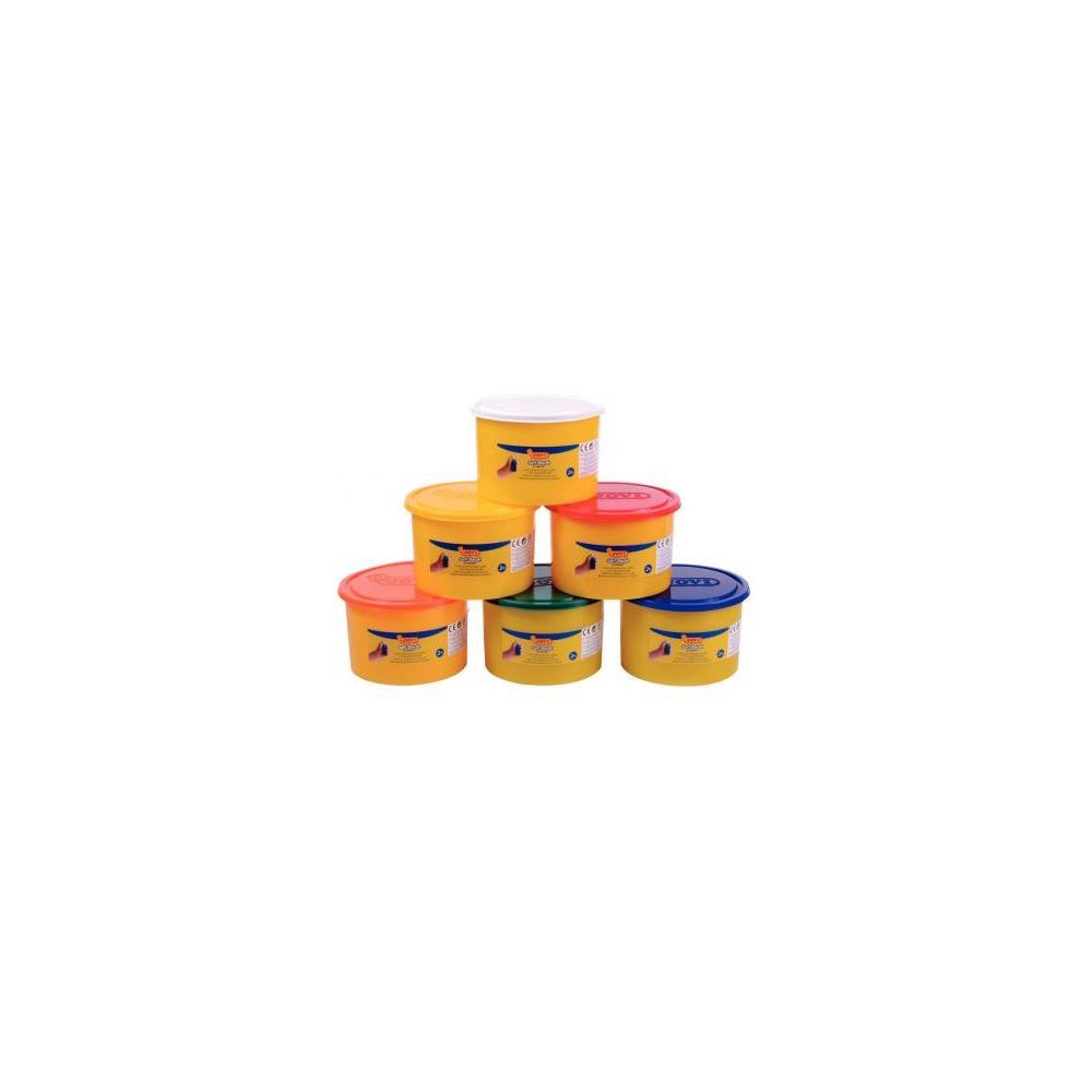 Pate à modeler JOVI Blandiver - 460gr - 6 pots Couleurs primaires