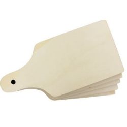 Planchette en bois à décorer - 22 x 10 xm - Ep: 0.8cm (Par 5)