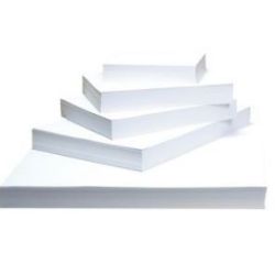 Feuille dessin 50x65cm 120g - BLANC (25 feuilles)