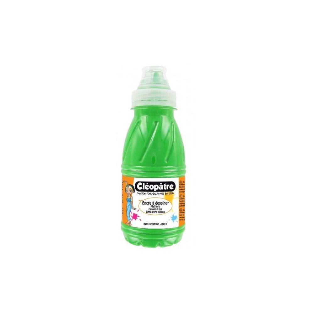 Encre de chine à dessiner CLEOPATRE VERT PRINTEMPS - 500 ml
