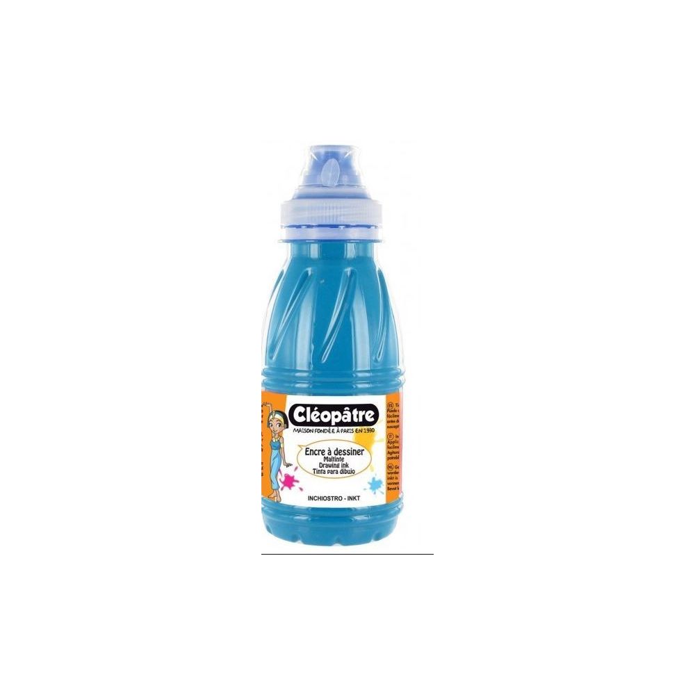 Encre de chine à dessiner CLEOPATRE TURQUOISE - 500 ml