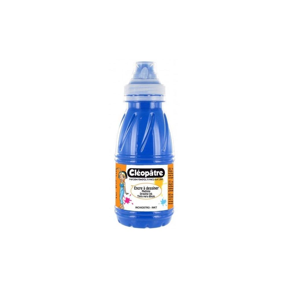 Encre de chine à dessiner CLEOPATRE CYAN - 500 ml