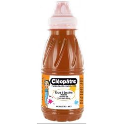 Encre de chine à dessiner CLEOPATRE SEPIA TERRE DE SIENNE - 500 ml