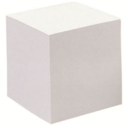 Bloc Cube de papier - 80 x 80mm - 500 feuilles 