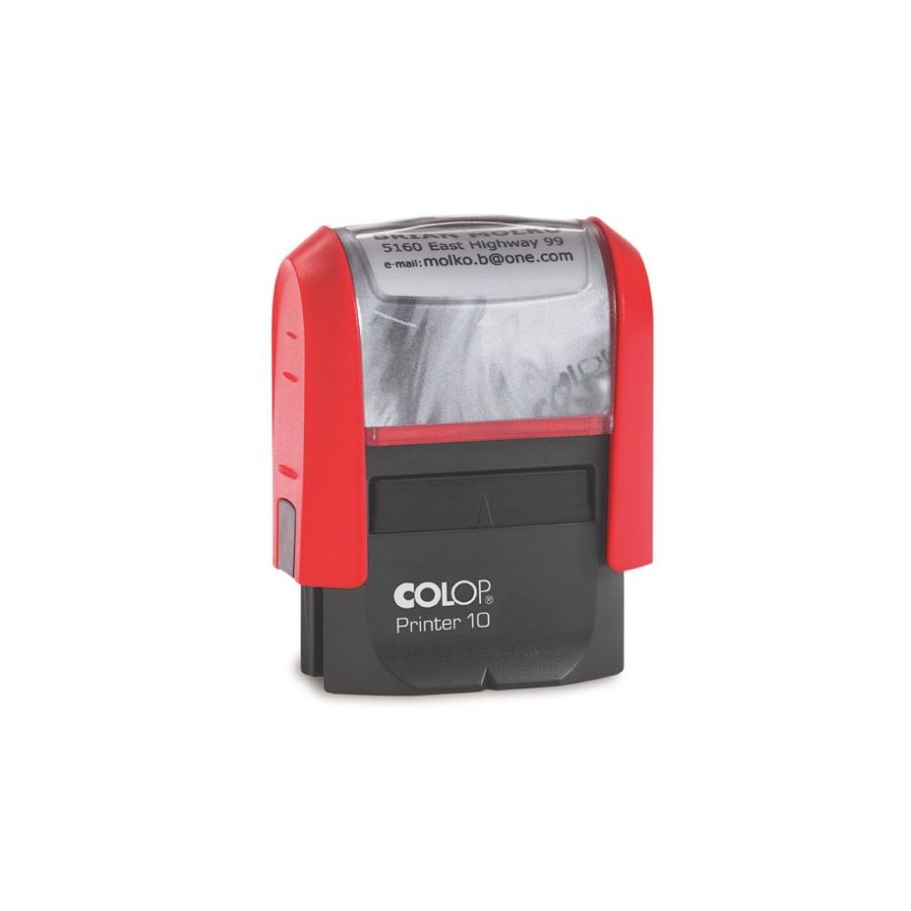 Timbre Monture COLOP Printer 10 (10 x 27mm) - 3 Lignes**