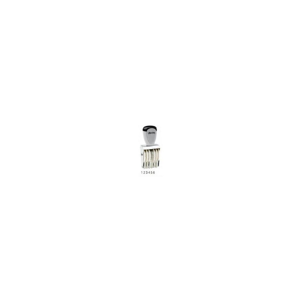 Numéroteur manuel - Encrage séparé - 6 chif. - Impr. 4mm
