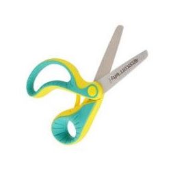Ciseau Ecolier SoftGrip Ergo à ressort - Pour gaucher - Lame 13 cm