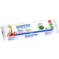 Pate à modeler GIOTTO Patplume - Pain de 350g - BLANC