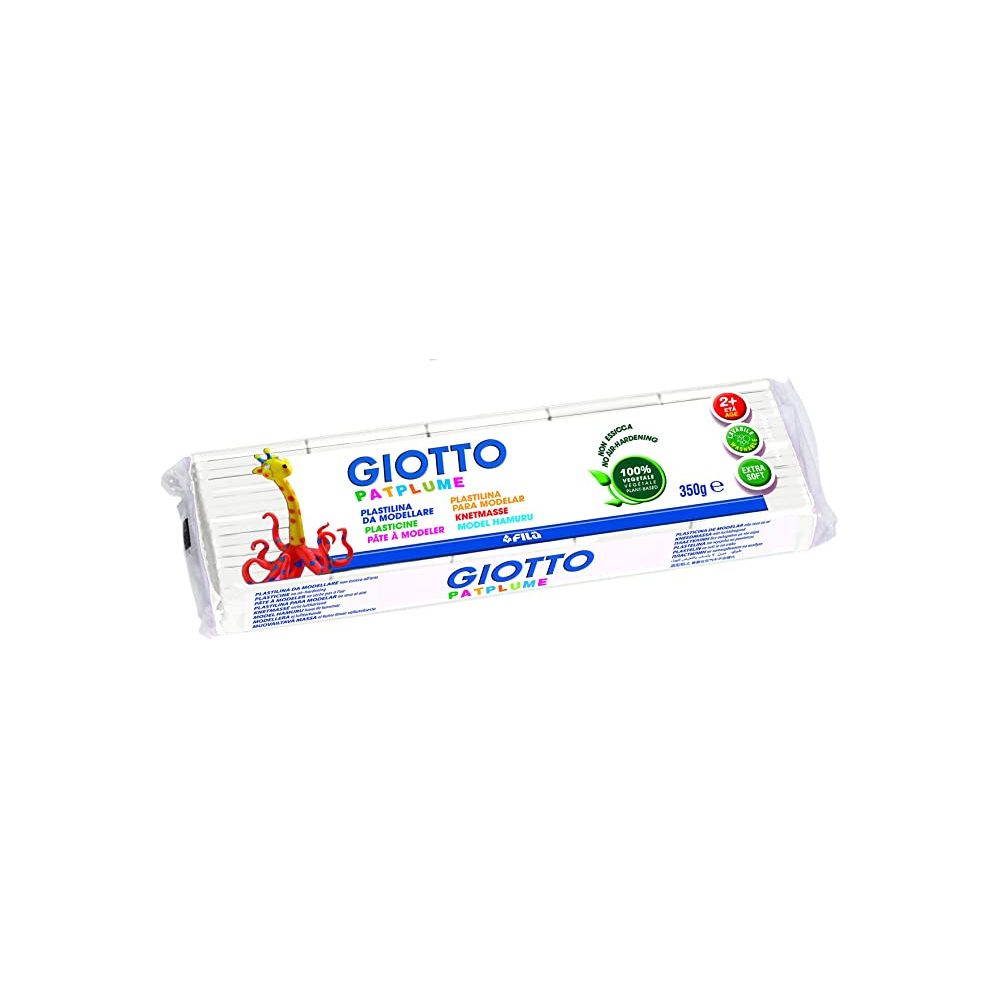 Pate à modeler GIOTTO Patplume - Pain de 350g - BLANC