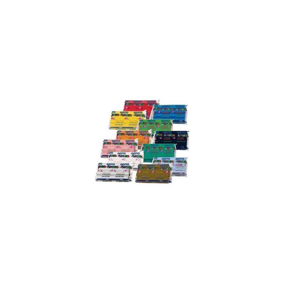Pate à modeler GIOTTO Pongo - Pain de 450g - BLANC