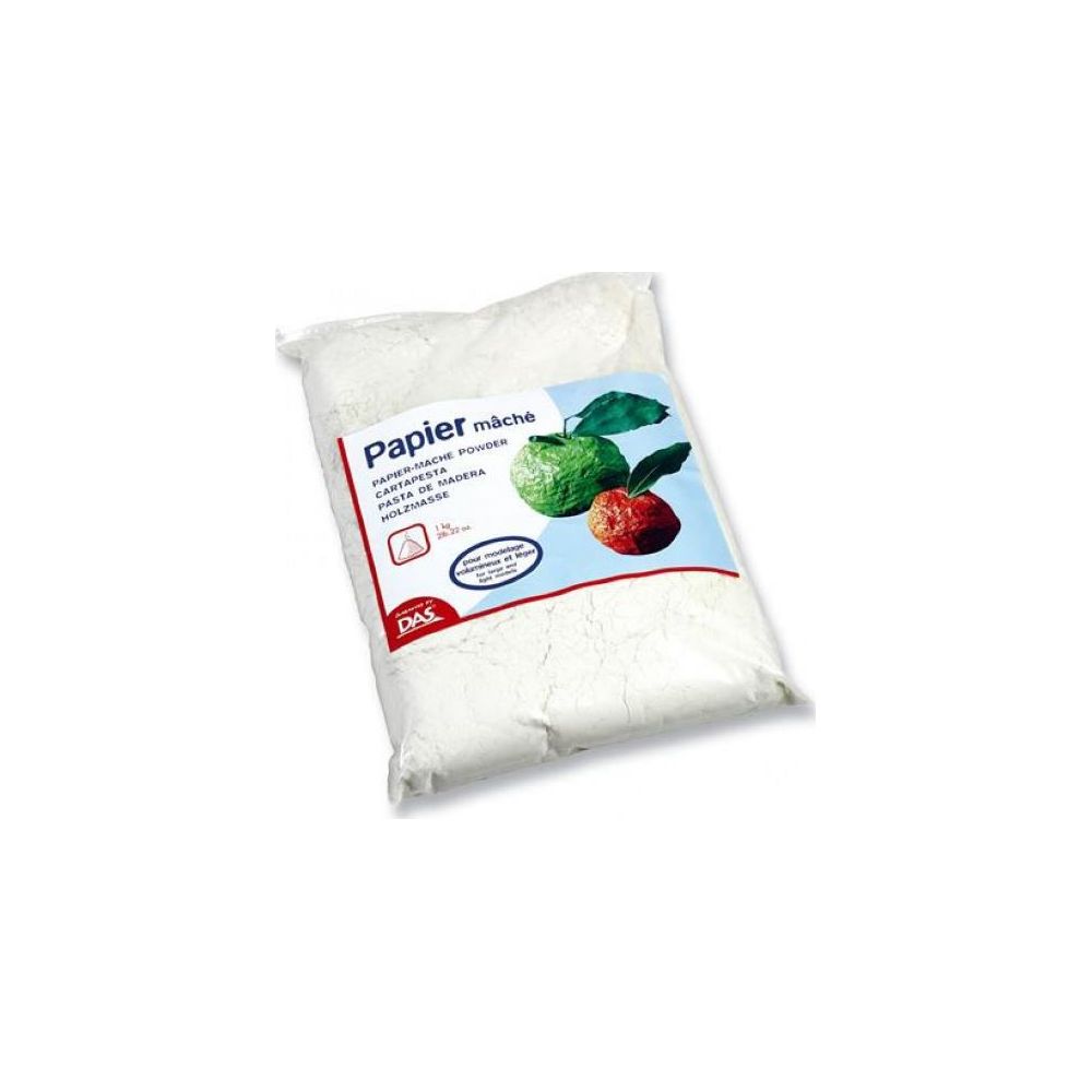 Pate à bois en poudre - Base Cellulose - Durcit à l air - 1 Kg