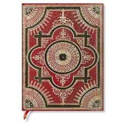 Carnet souple Ultra Ventaglio Rosso Kraft 180x230 176p. lignées