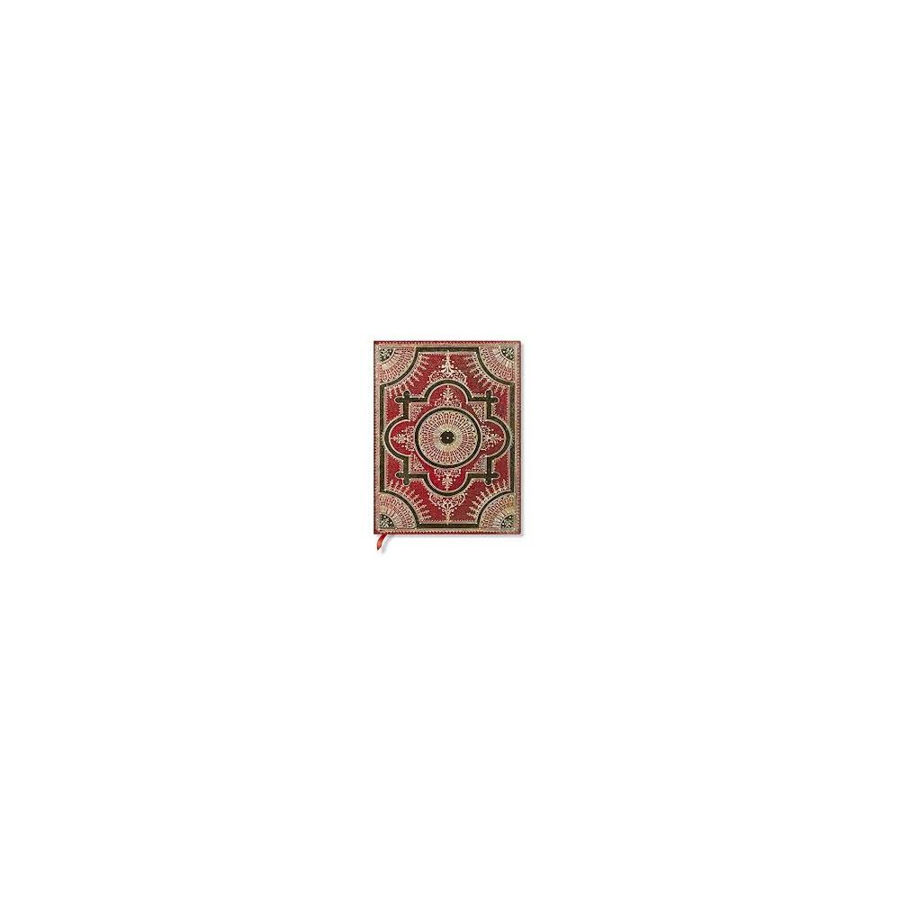 Carnet souple Ultra Ventaglio Rosso Kraft 180x230 176p. lignées
