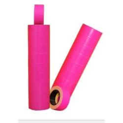 Rouleau 600 etiq. perm ROSE 1 ligne (21x12mm) pour étiq. manuelle