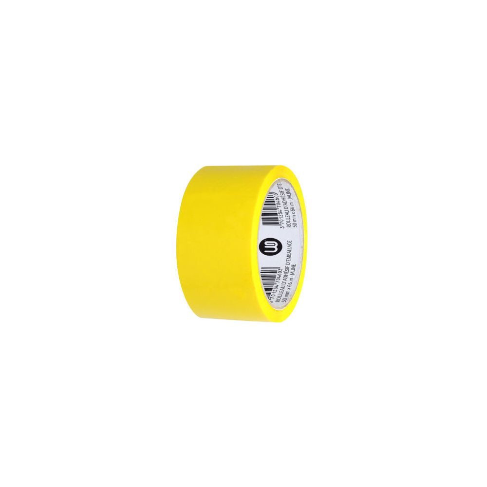 Adhesif emballage JAUNE 50mm x 66m - WONDAY