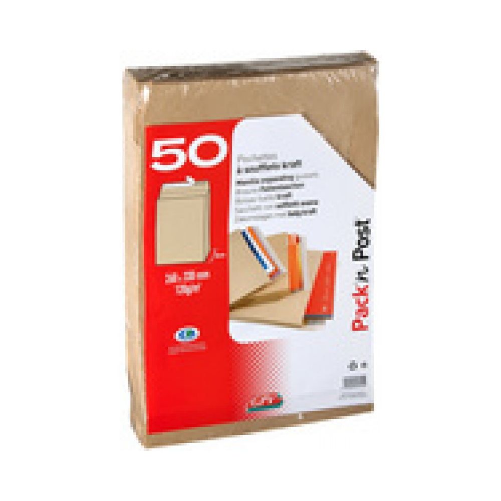 Sac Kraft armé 3 souffl. 5cm - 280x365mm - 130g - GPV N°4992 (unité)
