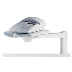 Bras Support Téléphone HANSA Tele-Swing 360° - Gris clair - Ch: 4 kg