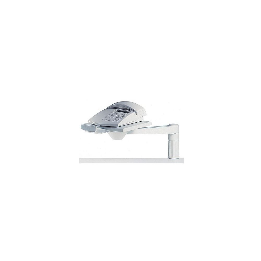 Bras Support Téléphone HANSA Tele-Swing 360° - Gris clair - Ch: 4 kg