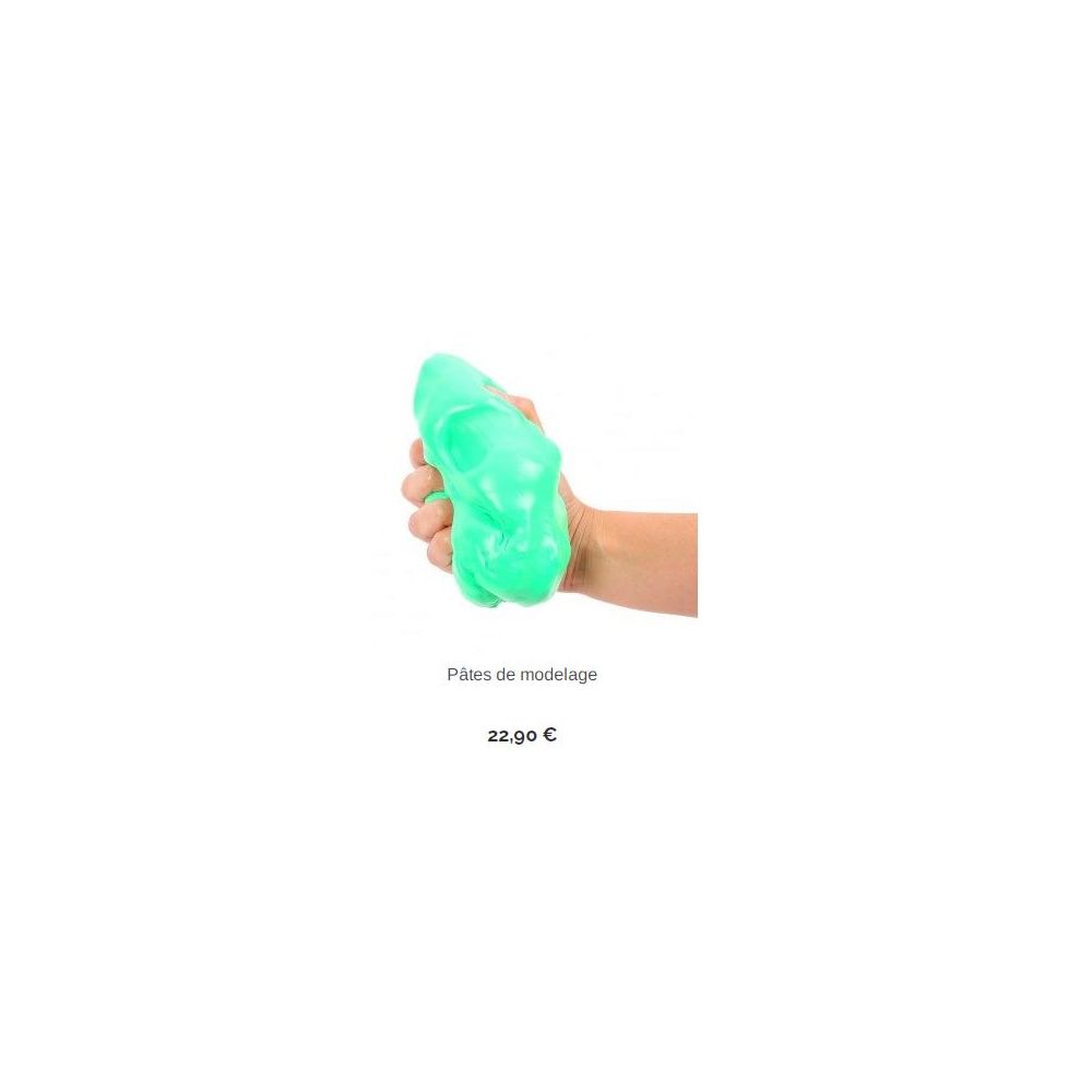 Pate à modeler souple HOP TOYS - 500gr - JAUNE