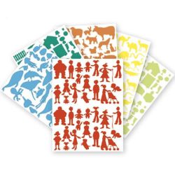 Gommettes MULTI-THEMES (Paquet de 2240 unités)