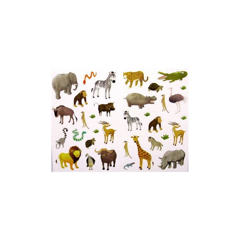 Gommettes DECORATIVES SAVANE (Paquet de  408 unités)