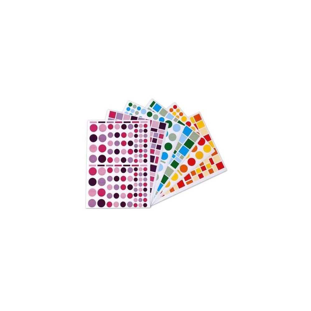 Gommettes GEOMETRIQUES Assorties (Paquet de 6 900 unités)