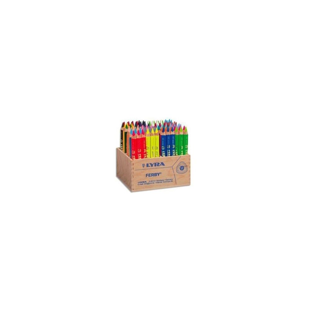 Crayon Couleur LYRA Ferby - Triangle - 5.5mm - ClassPack 96 crayons