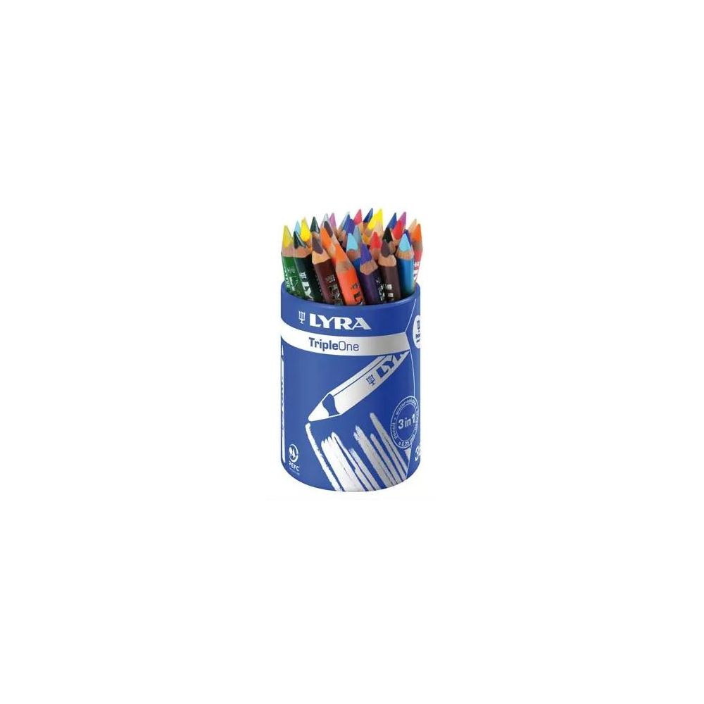 Crayon Couleur LYRA Triple One - Aquarelle Triangle - Pot 36 crayons