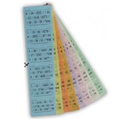 Ticket Grand Modèle - 6 grilles prédécoupées J.Or BINGO  (Par 108)
