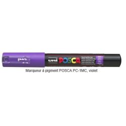 Marqueur gouache POSCA - Ogive 1mm - PC-1MC VIOLET