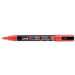 Marqueur gouache POSCA - Ogive fine 1.5mm - PC-3M ROUGE