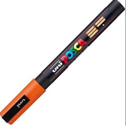 Marqueur gouache POSCA - Ogive 2.5mm - PC-5M ORANGE