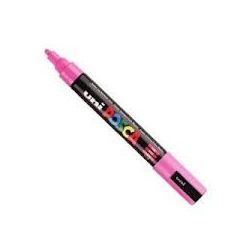Marqueur gouache POSCA - Ogive 2.5mm - PC-5M ROSE