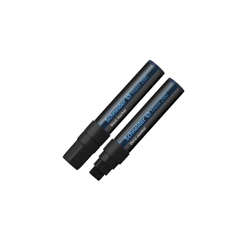 Marqueur Craie SCHNEIDER Maxx 260 - Pointe 5 +15mm - NOIR