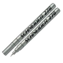 Marqueur gouache SCHNEIDER Maxx 278 - Ogive - 0.8mm - ARGENT