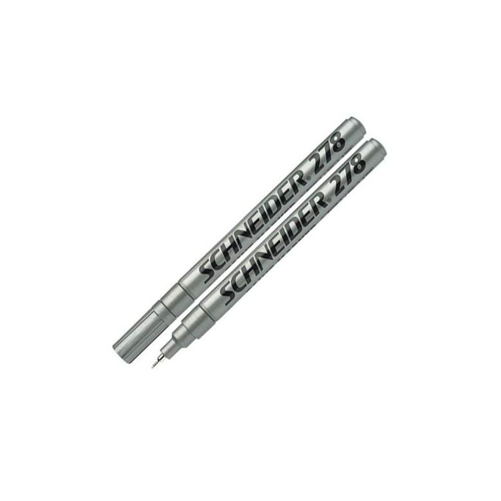 Marqueur gouache SCHNEIDER Maxx 278 - Ogive - 0.8mm - ARGENT