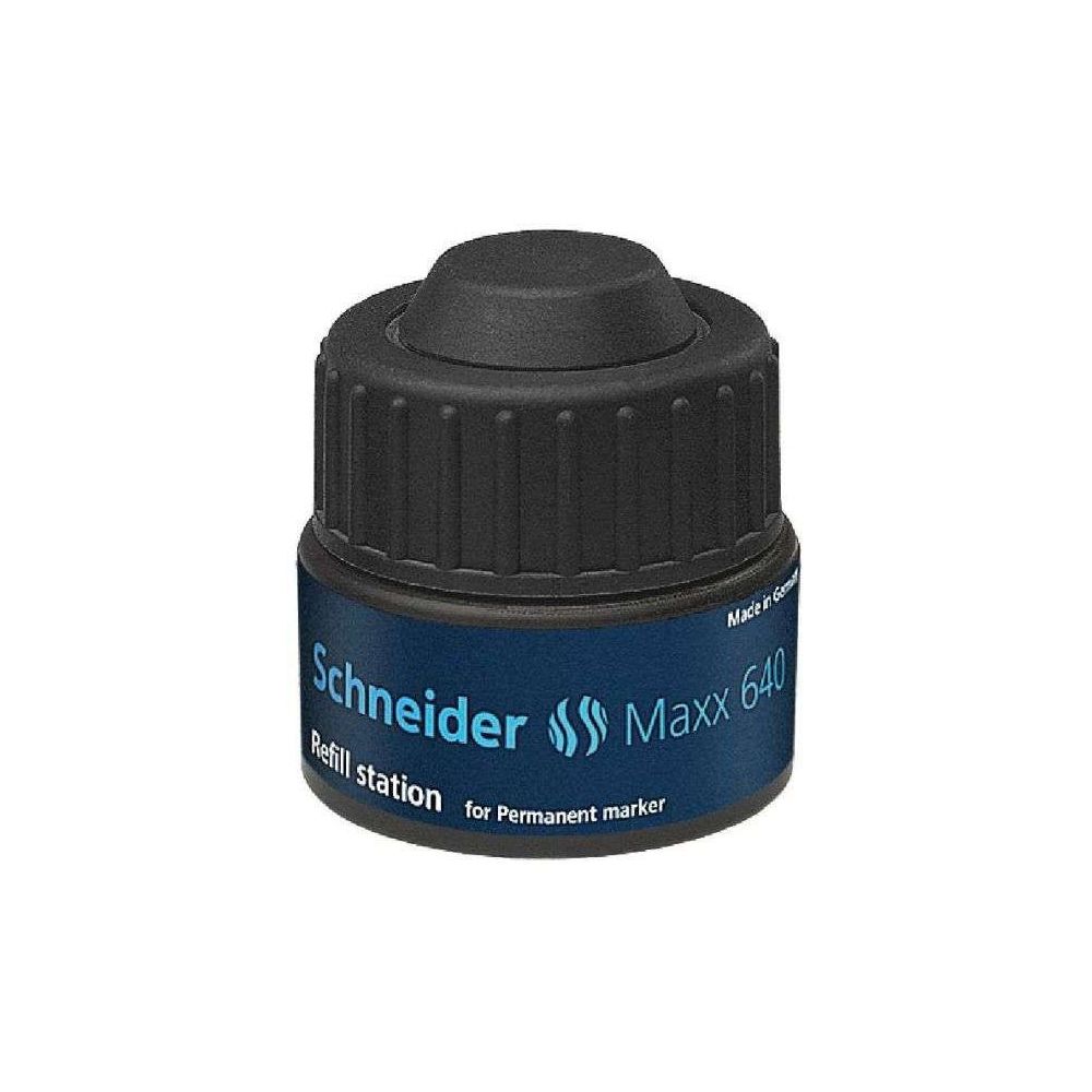 Marqueur recharge SCHNEIDER Maxx 640 30ml NOIR (pour Maxx 130/133) 