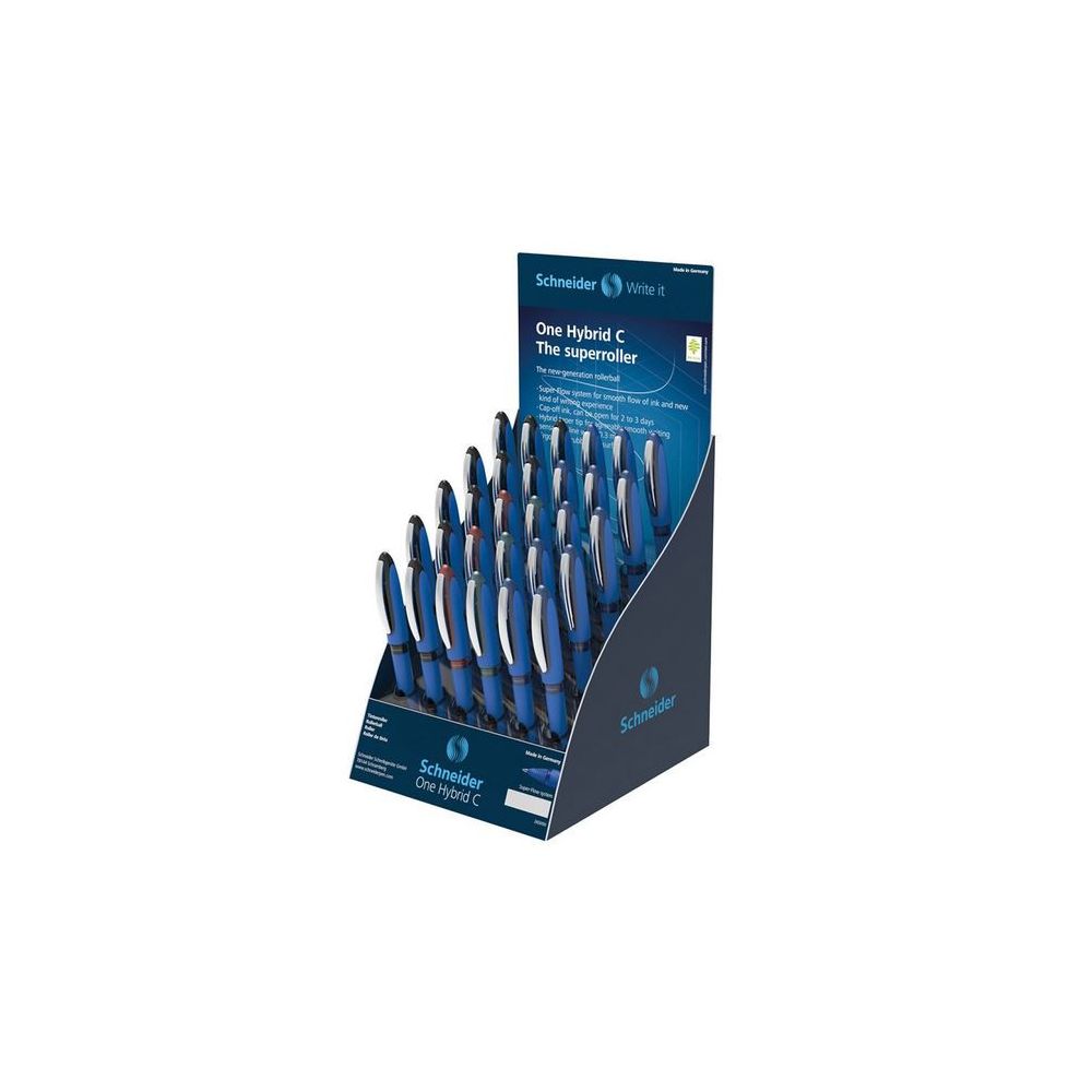 Presentoir SCHNEIDER-One Hybrid C 0.3-30 unités (B/N/R/V)-16x18x32cm