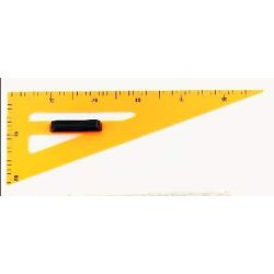 Equerre plastique 60° pour tableau ULMANN - 60cm avec poignée