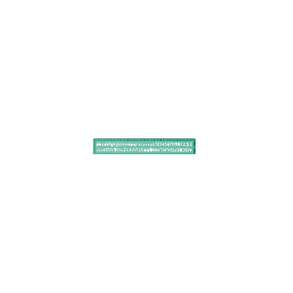 Trace lettres 30 cm - Caractères droits - Lettre 8 mm 