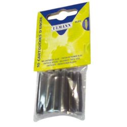 Cartouche Encre Stylo Plume ULMANN - NOIR (Blister de 10)
