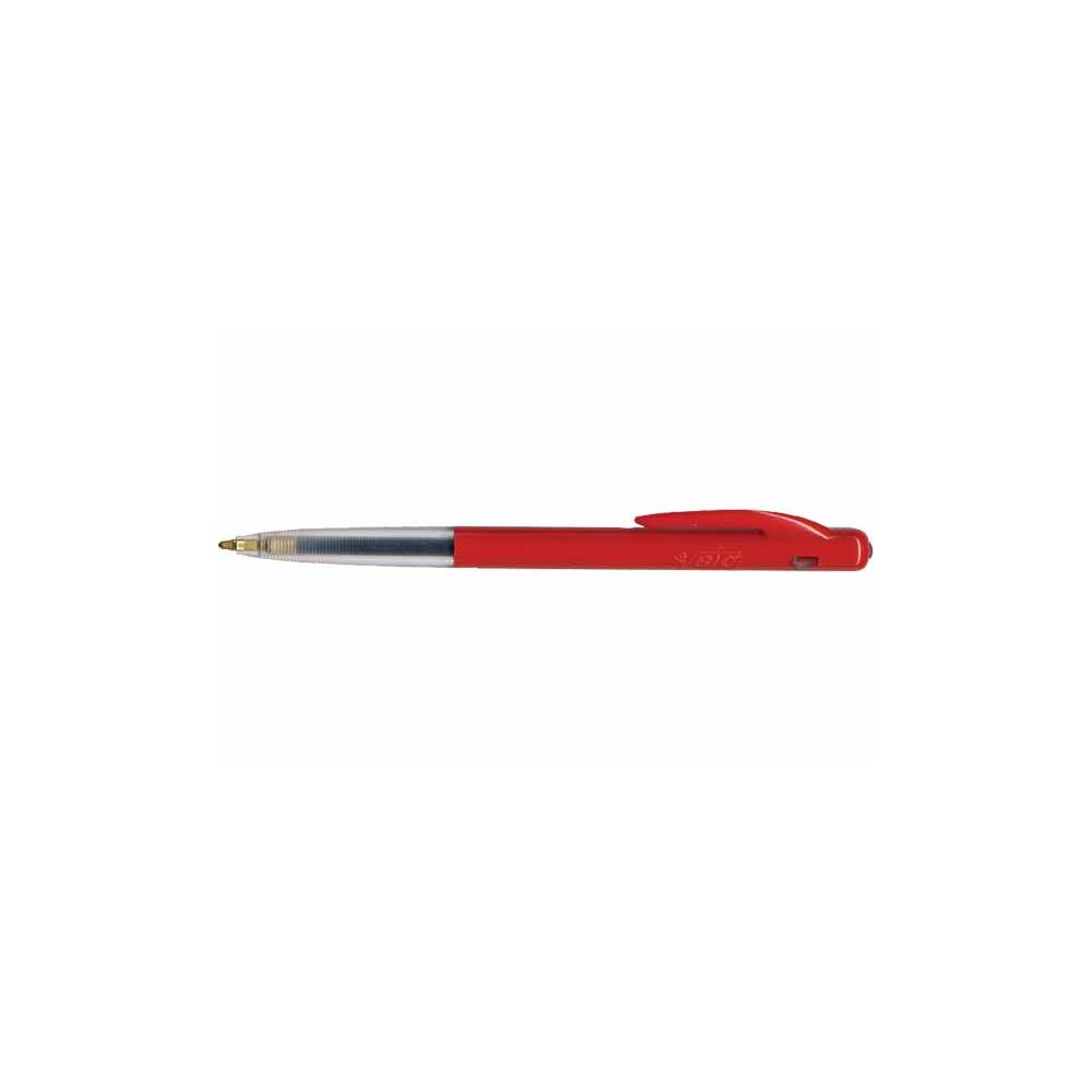 Stylo Bille BIC M10 - Pointe 1mm - ROUGE