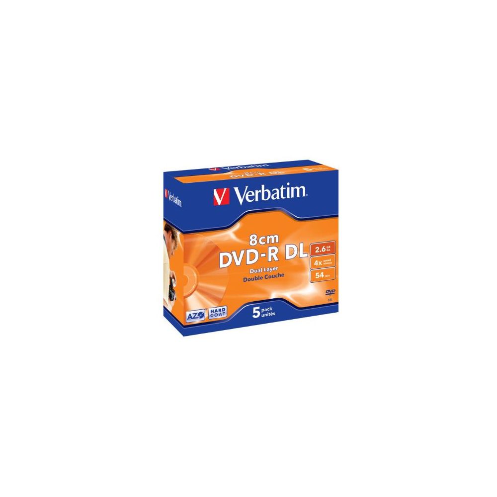 DVD-R DL VERBATIM 2.6gb/8cm Pack X5
