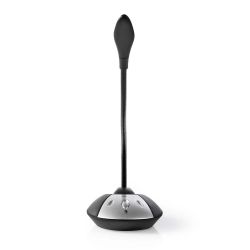 Nedis MICDU100BK microphone Noir, Gris