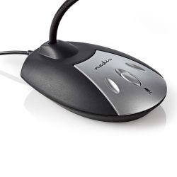 Nedis MICDU100BK microphone Noir, Gris