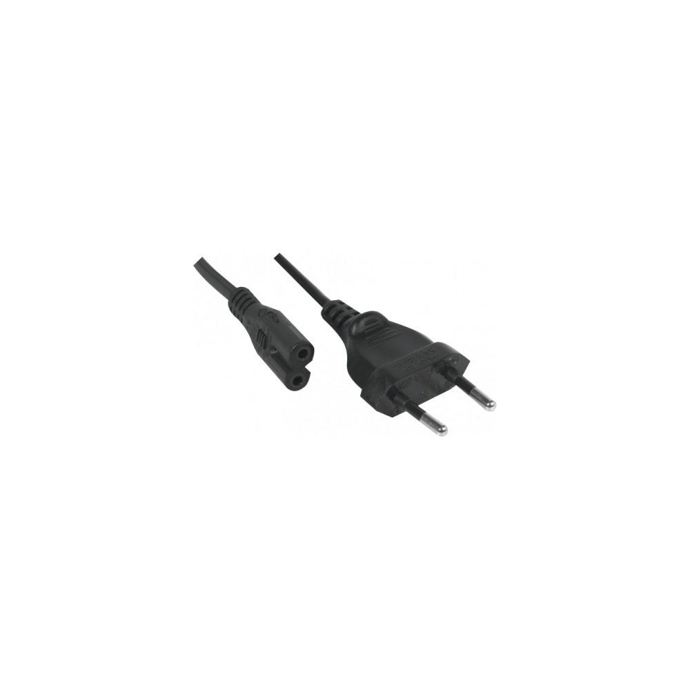 Cable d'alimentation - portable DELL (2 fils en ligne) Type C7 1m
