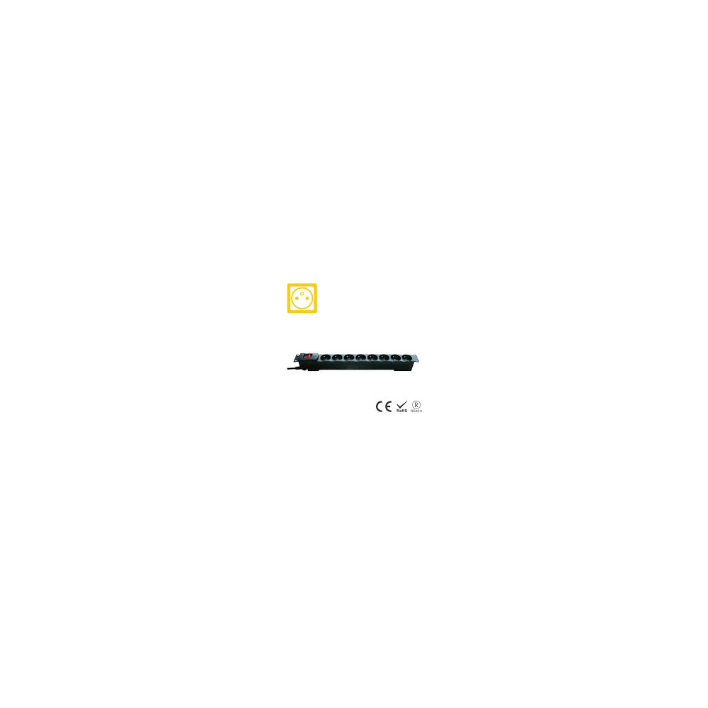 PDU Rack 1U 8 prises FR