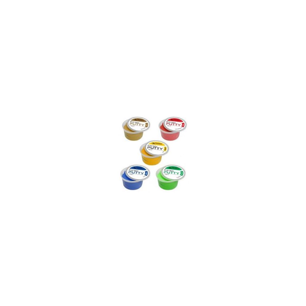 Pâte à modeler rééducatif (5 résiliences/couleurs)