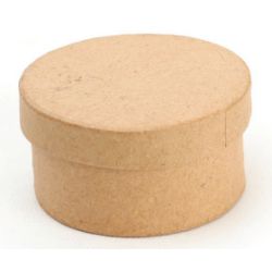 GRAINE CREATIVE 650101 Boîte de rangement Rond Marron
